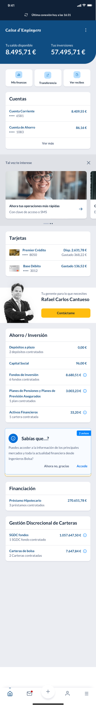 Mobile banking screen 5 of 12